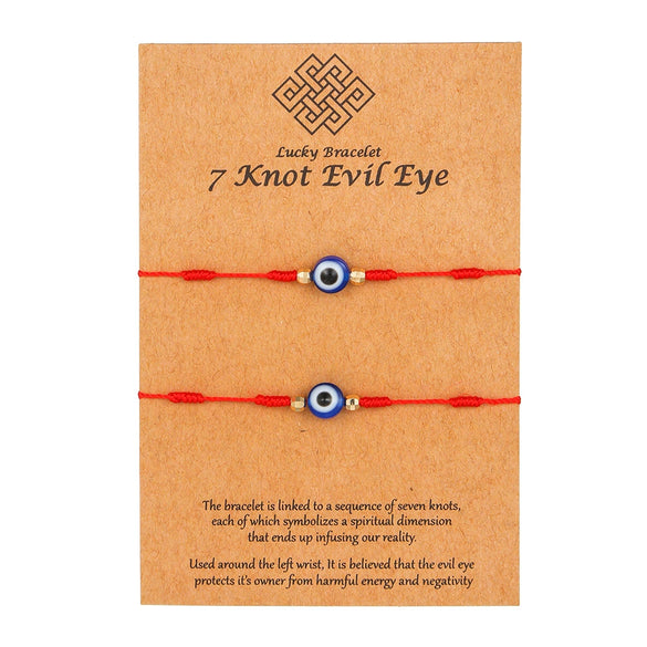 Bracelet Plastic Resin Geometric Handmade Personality Devil Eye Woven Jewelry