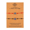 Bracelet Plastic Resin Geometric Handmade Personality Devil Eye Woven Jewelry
