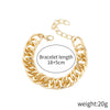 Bracelet Plastic Resin Geometric Hiphop Style Electroplating For Women