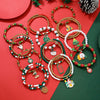 Bracelet Polymer Clay Christmas Geometric Original Design