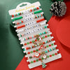 Bracelet Polymer Clay Christmas Geometric Original Design
