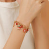 Bracelet Polymer Clay Geometric Christmas Bell Elk Snowflake Festive Holiday Jewelry