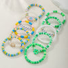 Bracelet Polymer Clay Turquoise Imitation Pearl Geometric Animal Handmade