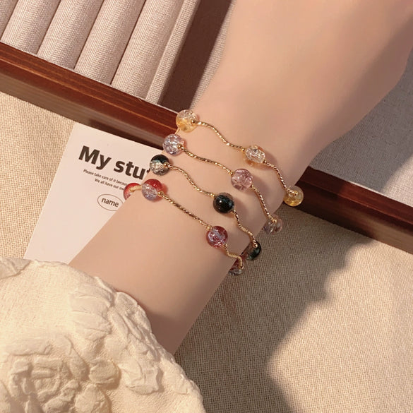 Bracelet Resin Geometric Polished