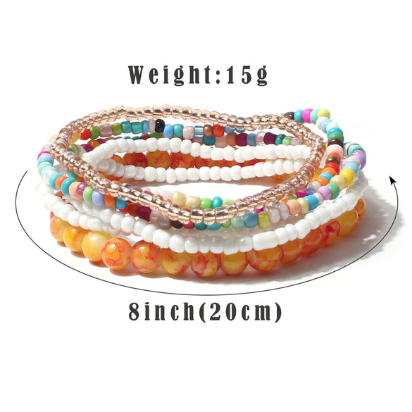 Bracelet Rice Beads Geometric Style For Women