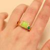 Bracelet Ring Copper Geometric Style Electroplating For Women