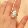 Bracelet Ring Copper Geometric Style Electroplating For Women