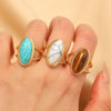 Bracelet Ring Copper Geometric Style Electroplating For Women