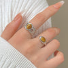 Bracelet Ring Copper Geometric Style Electroplating For Women