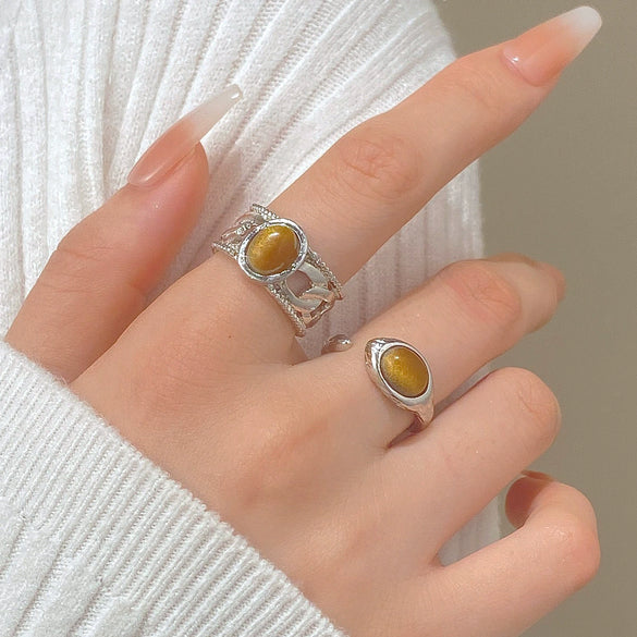 Bracelet Ring Copper Geometric Style Electroplating For Women