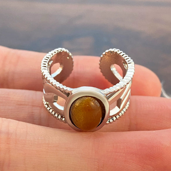 Bracelet Ring Copper Geometric Style Electroplating For Women