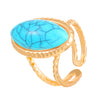 Bracelet Ring Copper Geometric Style Electroplating For Women