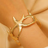 Bracelet Ring Shell Alloy Electroplating Minimalist Style