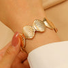 Bracelet Ring Shell Alloy Electroplating Minimalist Style