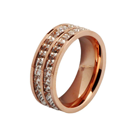 Bracelet Ring Titanium Steel Rhombus Electroplating Natural Style For Men And Women