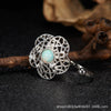 Bracelet S925 Sterling Silver Crystal Flower Geometric Set With Gems For Women