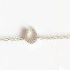 Bracelet S925 Sterling Silver Goldplated Ushaped With Letters Numbers Text For Female
