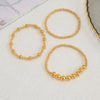 Bracelet Set Imitation Pearl Geometric Handmade Ins Style For Women
