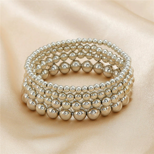 Bracelet Set Plastic Resin Geometric Handmade For Women