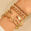 Bracelet Set Zinc Alloy Heart Geometric Animal Zodiac Diamond Women's Jewelry