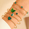 Bracelet Set Zinc Alloy Heart Geometric Animal Zodiac Diamond Women's Jewelry