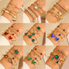Bracelet Set Zinc Alloy Heart Geometric Animal Zodiac Diamond Women's Jewelry