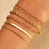 Bracelet Set Zinc Alloy Heart Geometric Animal Zodiac Diamond Women's Jewelry