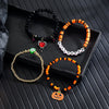 Bracelet Set Zinc Alloy Punk Festival Element Geometric Electroplating Orange Pumpkin Skull Pendant