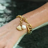 Bracelet Shell Freshwater Pearl Stainless Steel Geometric Electroplating Women's Jewelry