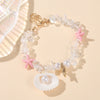 Bracelet Shell Imitation Pearl Gravel Handmade Beads Women's Natural Style