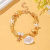 Bracelet Shell Imitation Pearl Gravel Handmade Beads Women's Natural Style