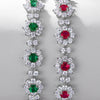 Bracelet 925 Silver Cultivation Emerald Geometric Electroplating Design For Women