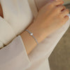 Bracelet 925 Silver Geometric Moissanite Inlay Hip Hop Style For Women
