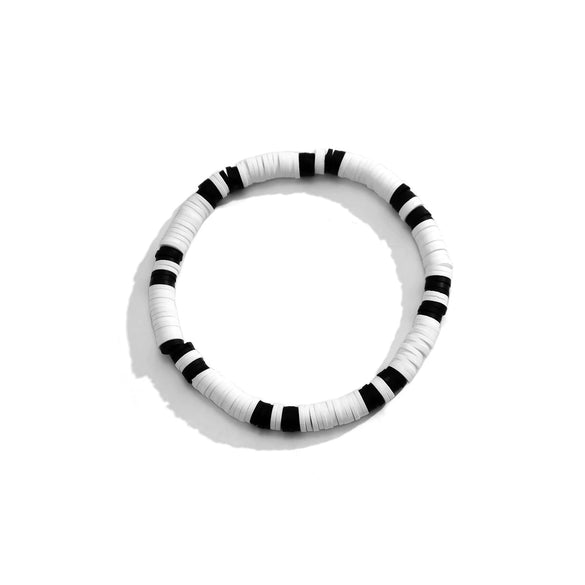 Bracelet Soft Pottery Geometric Bohemian Style Men's