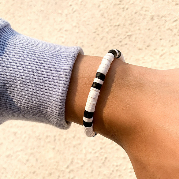 Bracelet Soft Pottery Geometric Bohemian Style Men's