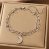 Bracelet Stainless Steel Alloy Unisex Electroplated Geometric Star Minimalist Style