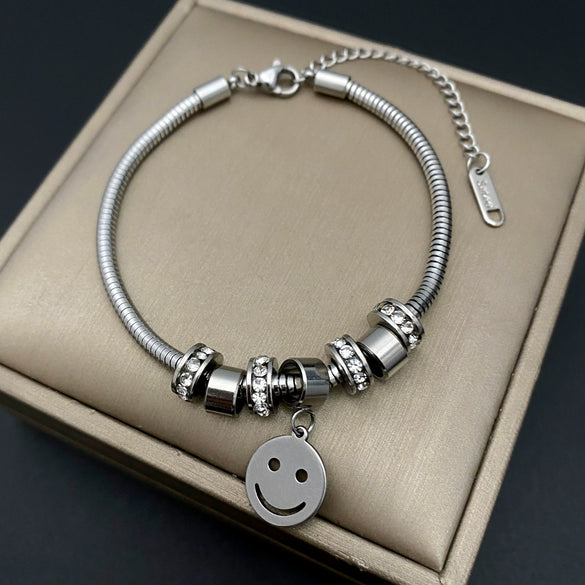 Bracelet Stainless Steel Alloy Unisex Electroplated Geometric Star Minimalist Style