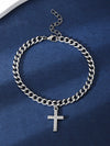 Bracelet Stainless Steel Alloy Unisex Electroplated Geometric Star Minimalist Style