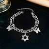 Bracelet Stainless Steel Alloy Unisex Electroplated Geometric Star Minimalist Style