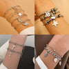 Bracelet Stainless Steel Alloy Unisex Electroplated Geometric Star Minimalist Style