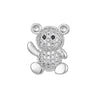 Bracelet Stainless Steel Copper Inlaid With Zircon Electroplating Personality Animals Letters Numbers Text Style