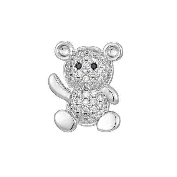 Bracelet Stainless Steel Copper Inlaid With Zircon Electroplating Personality Animals Letters Numbers Text Style