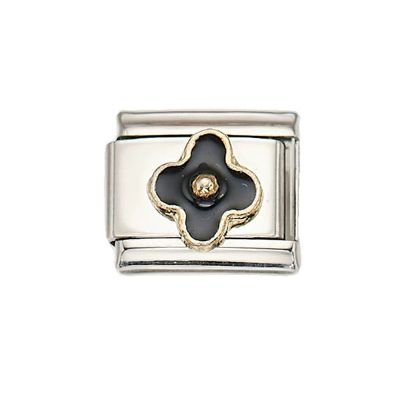 Bracelet Stainless Steel Dripping Oil Style Flowers Bees Bats Bear Shell Fruit