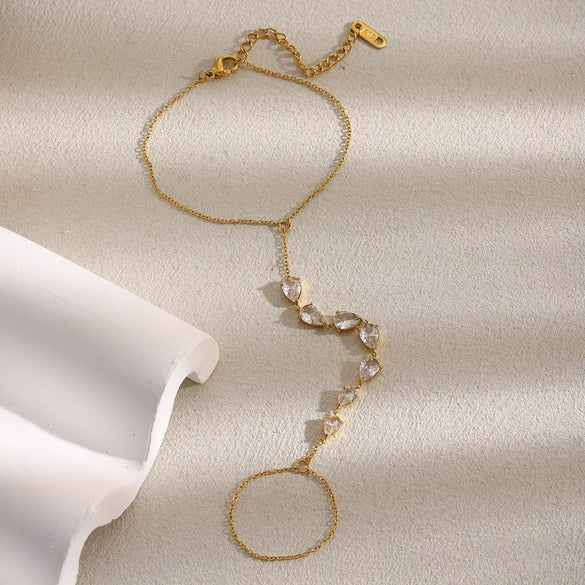 Bracelet Stainless Steel Electroplated Geometric Style For Women