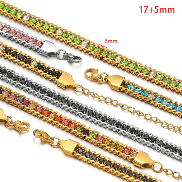 Bracelet Stainless Steel Electroplating Unisex
