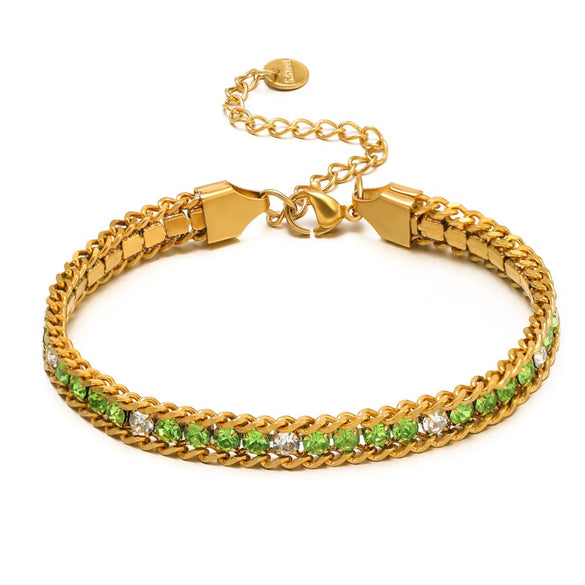 Bracelet Stainless Steel Electroplating Unisex