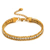 Bracelet Stainless Steel Electroplating Unisex