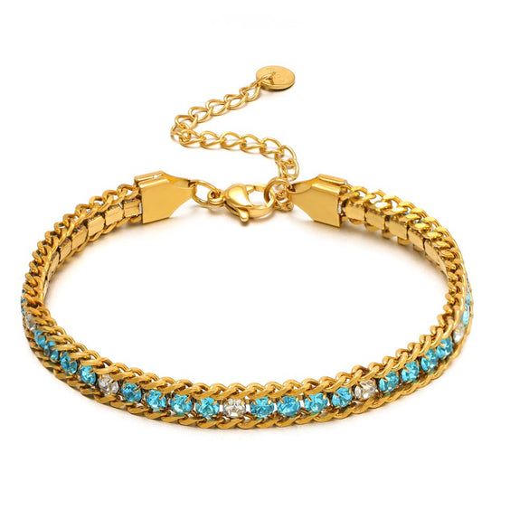 Bracelet Stainless Steel Electroplating Unisex