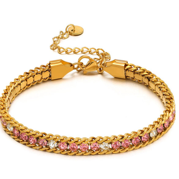 Bracelet Stainless Steel Electroplating Unisex