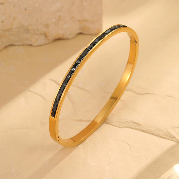 Bracelet Stainless Steel Geometric Diamond Electroplating Women's Jewelry